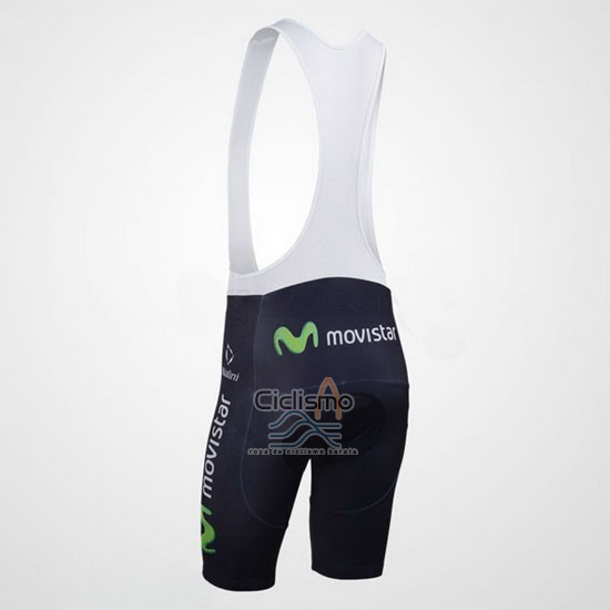 Movistar Ropa Ciclismo Culotte Corto 2013 Mangas Cortas Negro